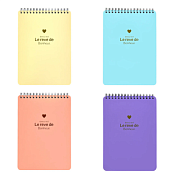 Блокнот "2310G24", А5, 60 листов, линейка, ассорти