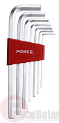Набор шестигранных средних Г-обр. ключей 2,5-10 мм 7 пр. Force 5072L