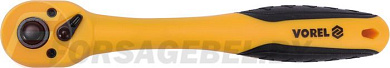 Трещотка с пластковым покрытием 3/8'' Vorel 53576