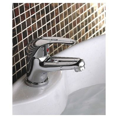 Смеситель для умывальника, цинк, хром Ledeme L1029-B