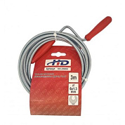 Трос для прочистки канализационных труб 6 мм, 3 м H-D HD-25002