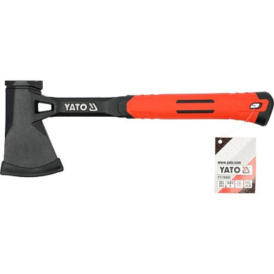 Топор туристический 600 гр, 355 мм, цельнометаллический, кованый Yato YT-79990