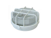 Светильник круг/белый/решетка 100Вт, IP53, НБП 01-100-003, 1хЕ27, Юпитер JP1303-04