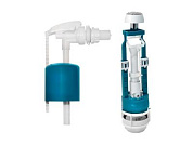 Арматура с переходной опорой белая кнопка, бок.подводка, ИнкоЭр И - СБкпм-БпрН-Б-М Р