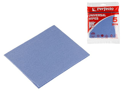 Салфетки универсальные, 5 шт., 30х34 см, вискоза, PERFECTO LINEA 52-300340