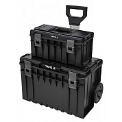 Тележка 2-х сегментная со съемными ящиками 585х425х645 мм Yato YT-09162