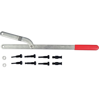 Ключ для фиксации шкивов (диаметры штифтов: 6-10, 8-11,10-12, 11-16 мм), набор 11 пр H-D HD-0627