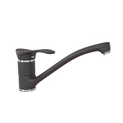 Смеситель для кухни высокий, латунь, GS-004, черный мат, Gamma Stone 114436