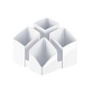 Подставка для канцелярских мелочей "Scala", белый