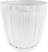 Горшок для цветов InGreen BARCELONA 9,6л, D270мм белый Пластик Репаблик IG623210006