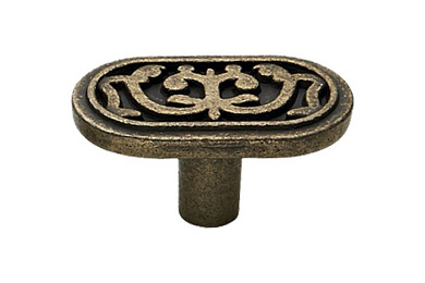 Ручка меб. кнопка мет. ELIN старое золото AKS 45300