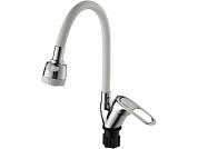 Смеситель для кухни D40-A, серия 240 белый, гибкий двухрежимный излив ECONOCE EC0245WT