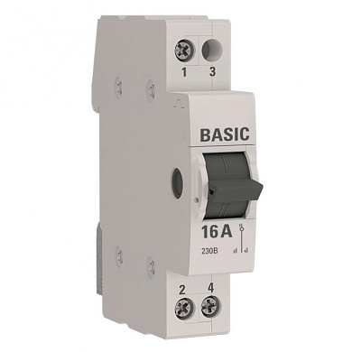Трехпозиционный переключатель 1P 16А Basic tps-1-16