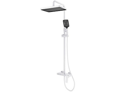 Душевая система Lt D35, серия Lily белый, на стену, излива нет A-five A5-1337