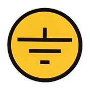 Наклейка "Земля" (d30мм,) EKF PROxima an-1-06