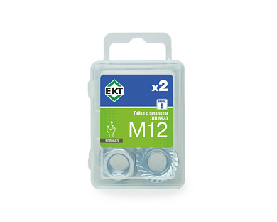 Гайка M12 с фланцем, 2 шт ЕКТ B006683
