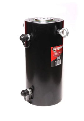 Цилиндр гидравлический двойного действия 100 т, ход штока 300 мм, общий Ø175 мм, L489 мм, 700bar ForceKraft FK-YG100300S