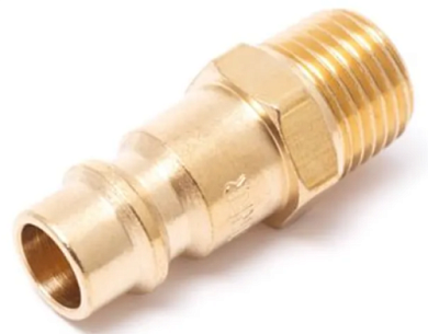 Пневматический быстроразъем "папа"-наруж. резьба 3/8", латунный Partner PA-BSE2-3PM