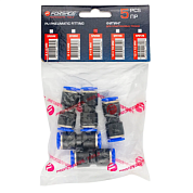 Фитинг соединительный для пластиковых трубок 8x8 мм, 5 шт Forsage F-SPU08K