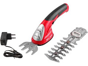 Аккумуляторные ножницы садовые WORTEX SG 7215+ насадка-кусторез (SG721500011)