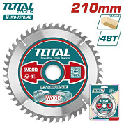 Диск пильный 210x30 мм 48T TOTAL TAC231522