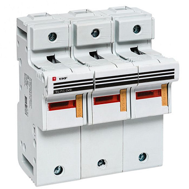 Предохранитель-разъединитель для ПВЦ 22x58 3P (с индикацией) EKF pr-22-58-3