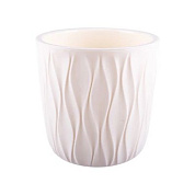 Горшок для цветов с дренажной вставкой Desert 2,3л, d157, h152мм, молочный Полимербыт 4386407