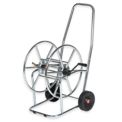 Тележка для поливочного шланга SOLID ZINK-CHROM 3/4'' 80 м. Bradas AG3318