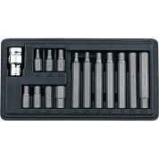 Набор бит HEX 10 мм 15 пр. CrV Stels 11313