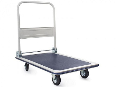 Тележка платформенная 300 кг PH300 (резиновые колеса) TOR 130031
