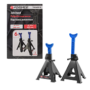 Подставка ремонтная с упорными пятками 6 т, 390-600 мм, 2 шт Forsage F-TH56001B DS