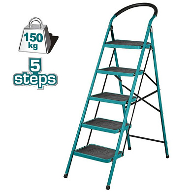 Стремянка стальная TOTAL THLAD09051