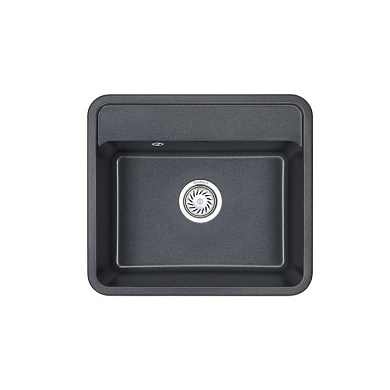 Мойка кварцевая, прямоугольная, ST-5601, 560*500мм, графит, Granula 106499