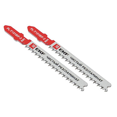 Пилки для электролобзика T101BIF (чистовой рез ламината)(BIM)(2 шт) EKF Professional pl-t101bif-2