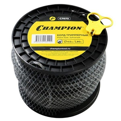 Корд для триммера, 4.0 мм*80м (зубчатый) Platin Saw Champion C7073