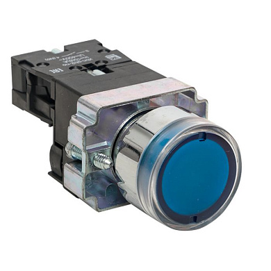 Кнопка BW61 с подсветкой 24В синяя NO EKF PROxima xb2-bw61-24