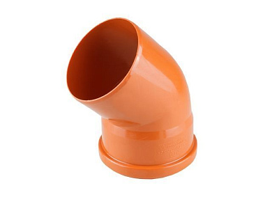 Отвод 160х45 РТП, для наружной канализации РосТурПласт 36652