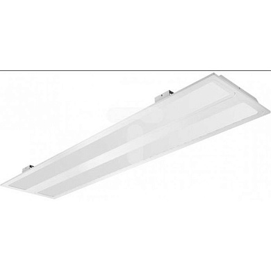 Светильник светодиодный накладной панель VERONA, 50W, 4000К, IP20/IP44, AC220-240V, 50-60Hz, 5600lm, 120x30см, 140град, белый корпус GTV LD-VE2120W-50