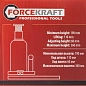 Домкрат бутылочный 10 т с клапаном 200-385 мм ForceKraft FK-T91004 DS