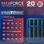 Набор торцевых головок 10-19 мм 20 пр, 1/2'' 6-гр YATAFORCE YF-4201-5K