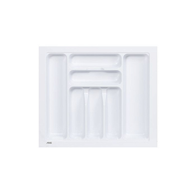 Лоток для столовых приборов 600 BASIC 540*485, белый AKS 113710