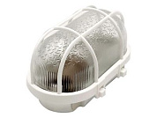 Светильник овал/белый/решетка 60Вт, IP53, НБП 01-60-002, Юпитер JP1302-06