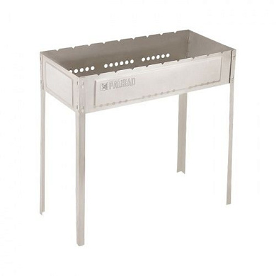 Мангал с ребрами жесткости 700 х 300 х 700 мм, Россия Camping Palisad 69548