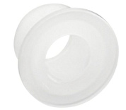 Втулка под ручку для стеклянной двери (грибок), d7*4,5, пластик, бесцветная (уп/50шт) PL 62849