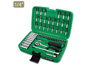 Набор инструментов 1/4'' 4-13 мм 46 пр. 6-гр. Toptul GCAI4601