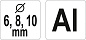 Кондуктор 6, 8, 10 мм Yato YT-44120