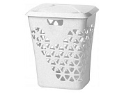 Корзина для белья ВЕНЕЦИЯ 60 л, белый IDEA М2606