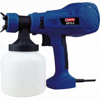 Краскораспылитель электрический, 400 Вт, 700 мл/мин, 2,6 мм Диолд КРЭ-2