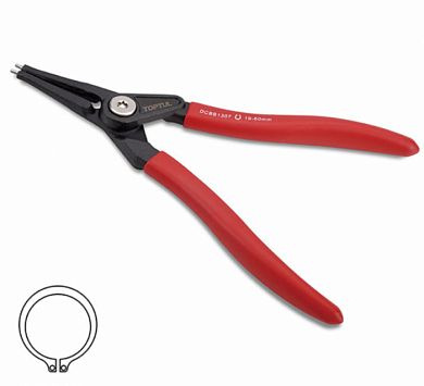 Съемник стопорных колец 125 мм, наружный, прямой Toptul DCBB1305