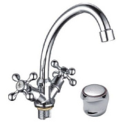 Смеситель для кухни, цинк, хром Ledeme L4917